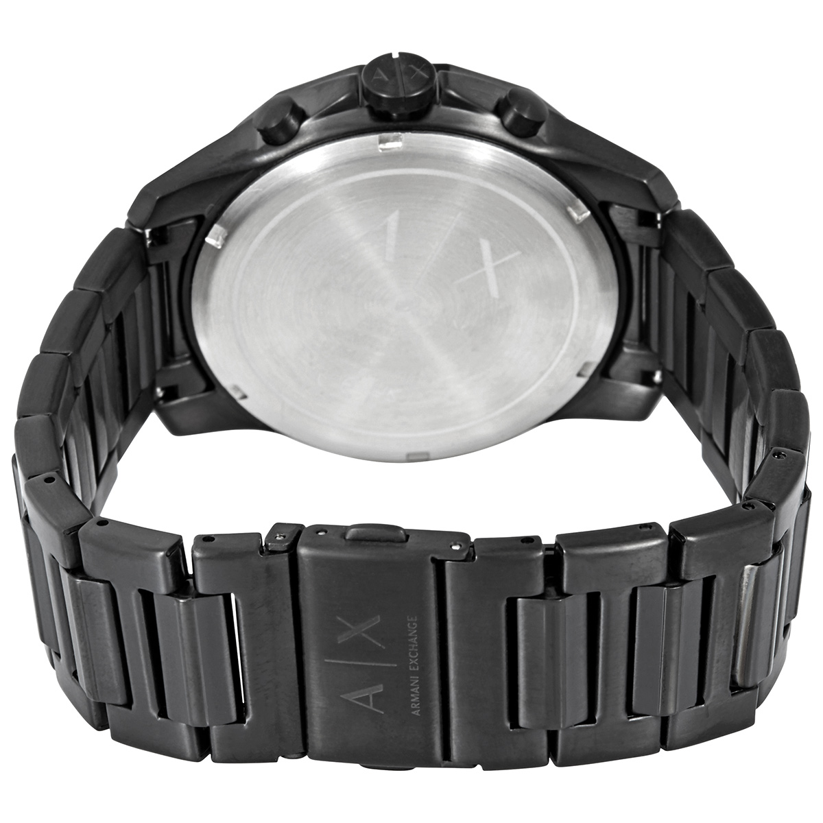armani exchange banks chronograph quartz black dial men's watch ax1722 armani exchange banks chronograph quartz black dial men's watch ax1722