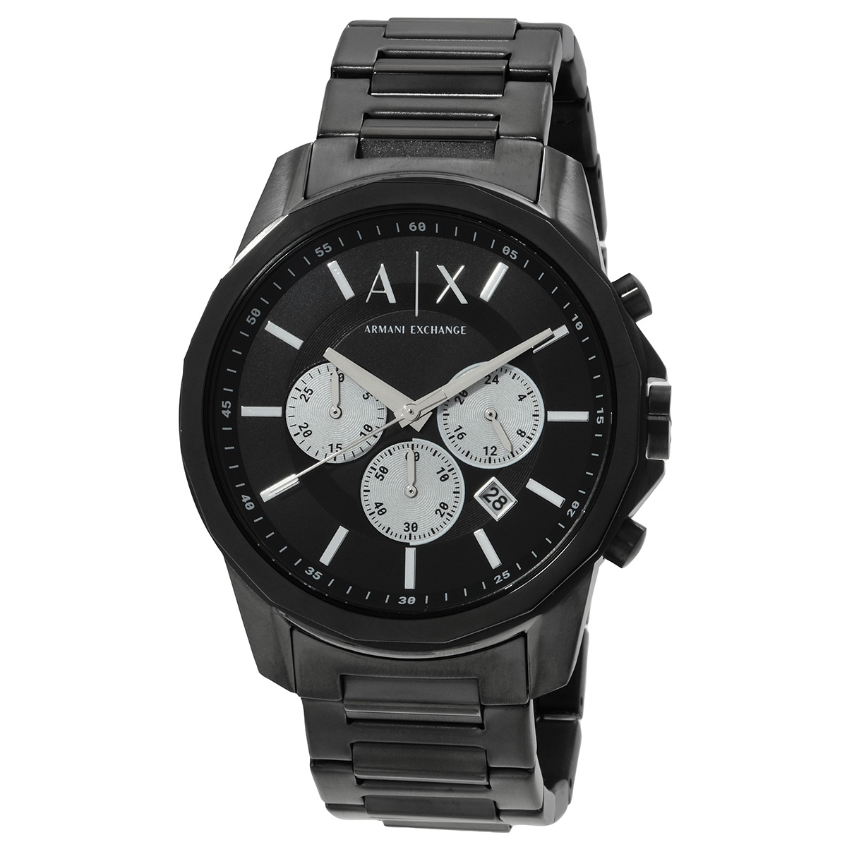 armani exchange banks chronograph quartz black dial men's watch ax1765 armani exchange banks chronograph quartz black dial men's watch ax1765