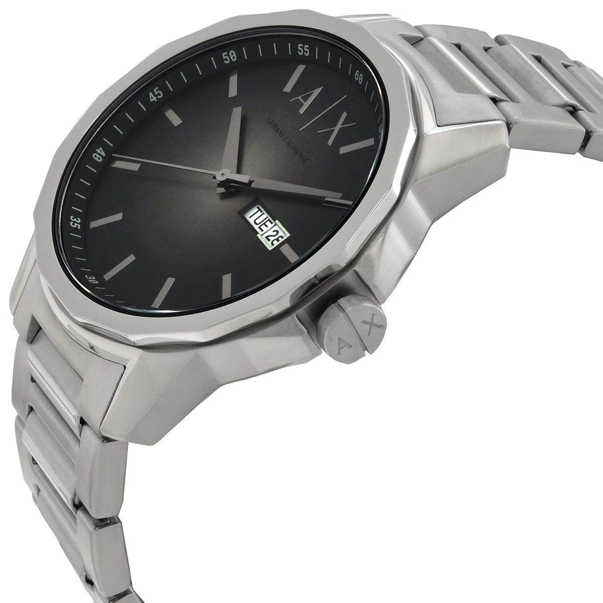 armani exchange banks quartz grey dial men's watch ax1764 armani exchange banks quartz grey dial men's watch ax1764