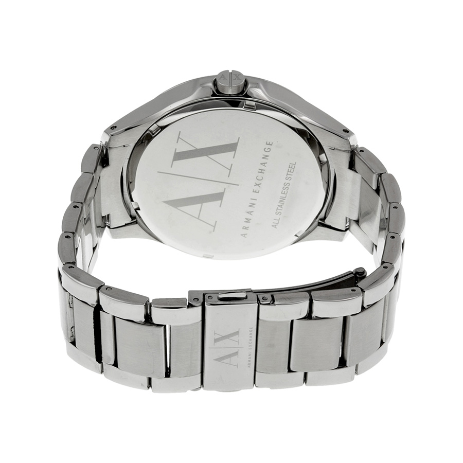 armani exchange black dial stainless steel men's watch ax2103 armani exchange black dial stainless steel men's watch ax2103