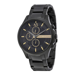 armani exchange chronograph black dial men's watch ax2164