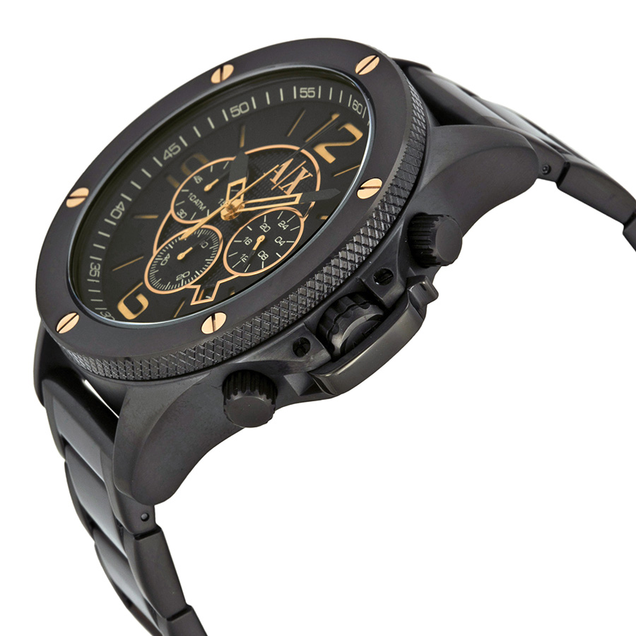 armani exchange chronograph black dial men's watch ax1513 armani exchange chronograph black dial men's watch ax1513