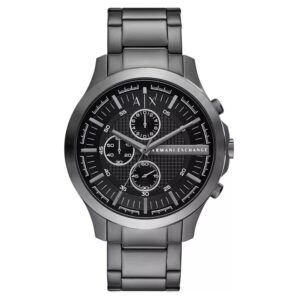 armani exchange chronograph quartz black dial men's watch ax2454