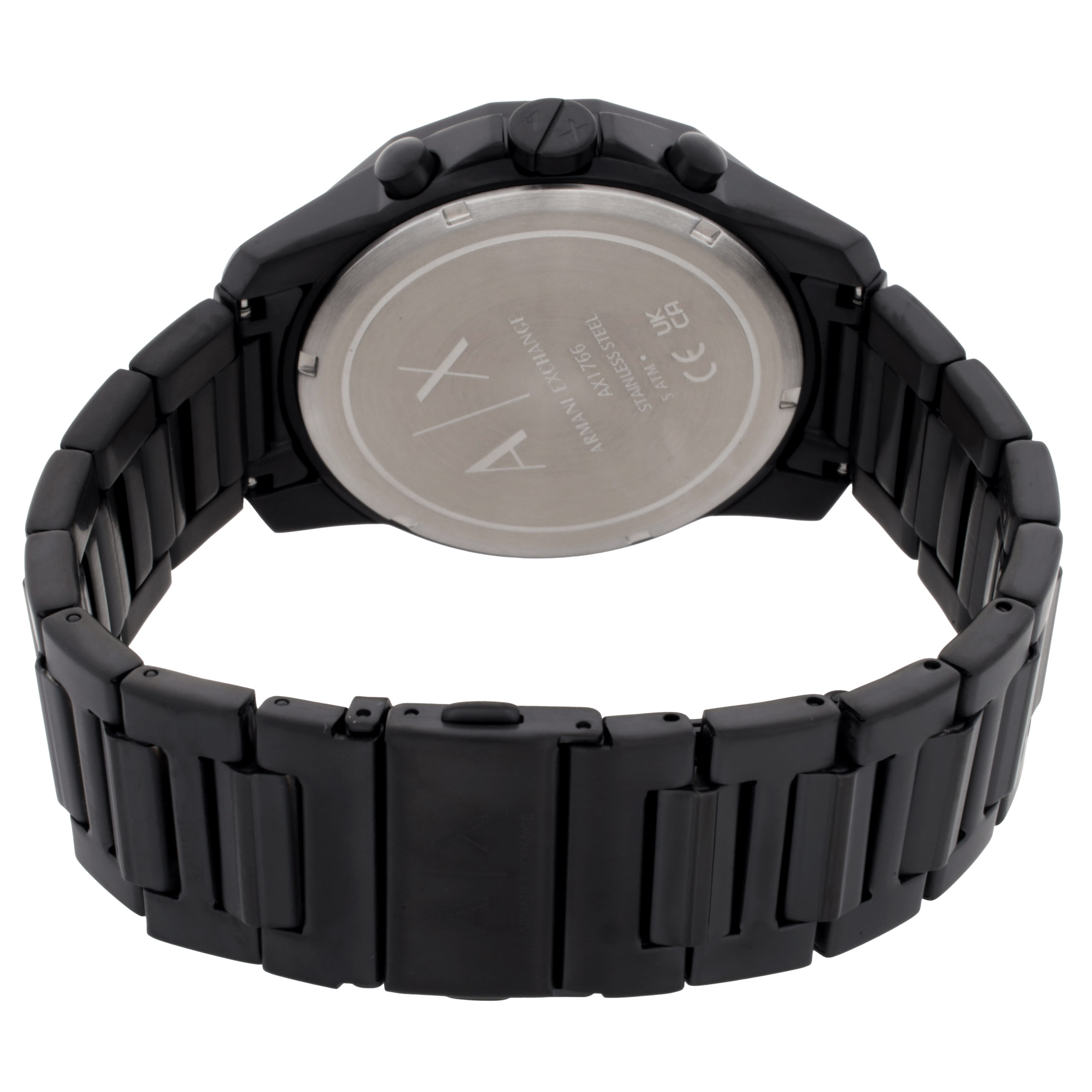 armani exchange chronograph quartz black dial men's watch gift set ax7163set armani exchange chronograph quartz black dial men's watch gift set ax7163set