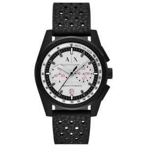 armani exchange classic chronograph quartz grey dial men's watch ax2865