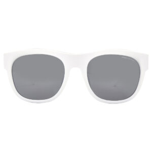 Home armani exchange gray mirrored silver square men's sunglasses ax4128su 81566g 55