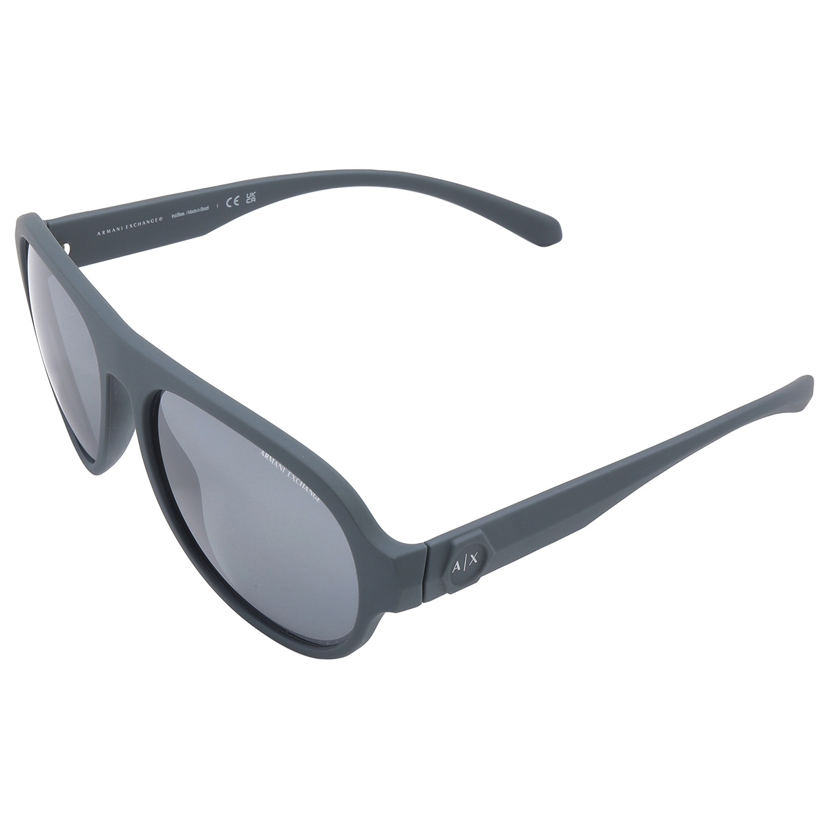 armani exchange grey mirror pilot men's sunglasses ax4126su 83016g 58 armani exchange grey mirror pilot men's sunglasses ax4126su 83016g 58