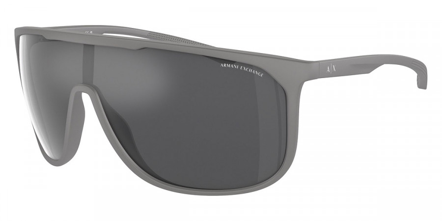 armani exchange grey mirror silver shield men's sunglasses ax4137su 81806g 35 armani exchange grey mirror silver shield men's sunglasses ax4137su 81806g 35