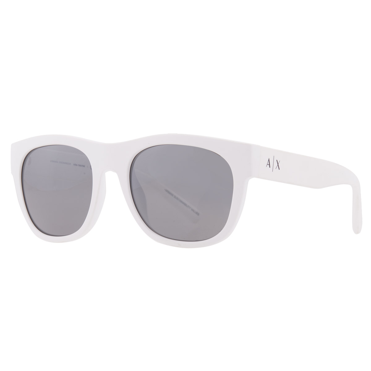 armani exchange grey mirror silver square men's sunglasses ax4128su 83156g 55 armani exchange grey mirror silver square men's sunglasses ax4128su 83156g 55