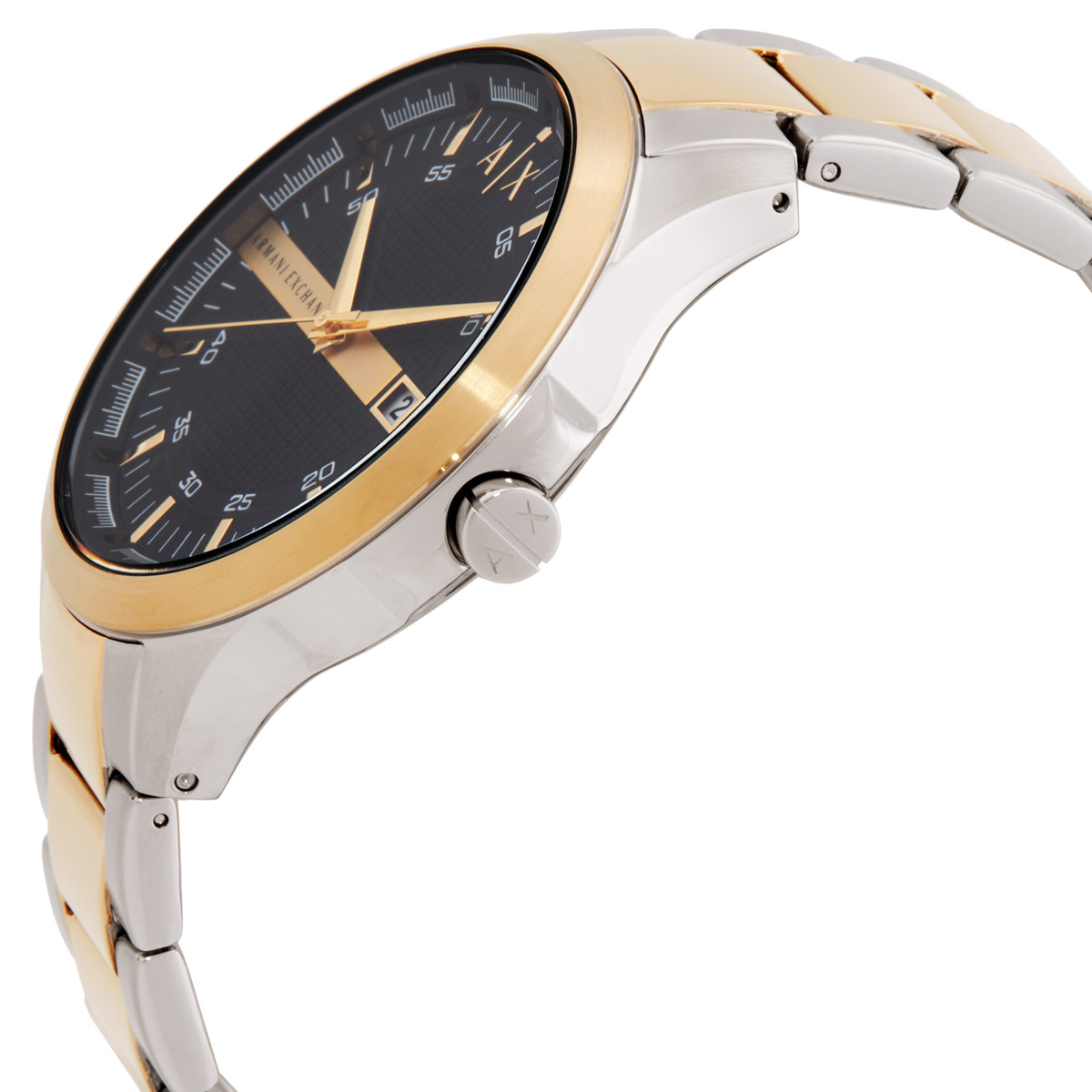 armani exchange hampton quartz black dial men's watch ax2453 armani exchange hampton quartz black dial men's watch ax2453