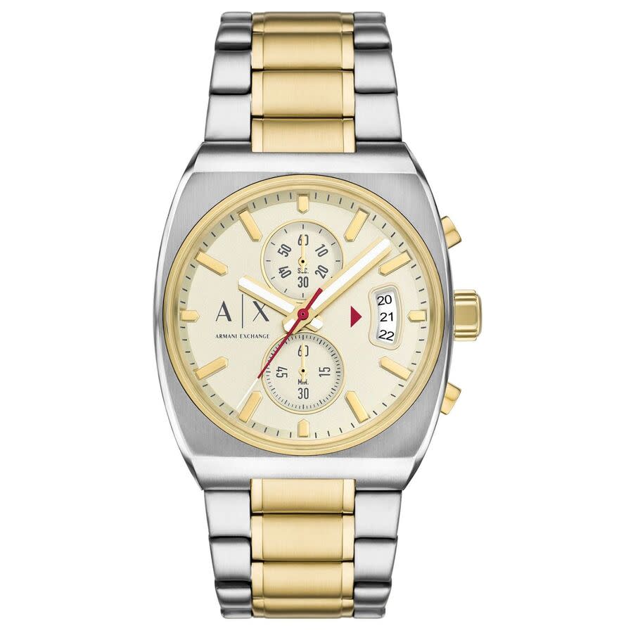 armani exchange oliver chronograph quartz white dial men's watch ax2821 armani exchange oliver chronograph quartz white dial men's watch ax2821