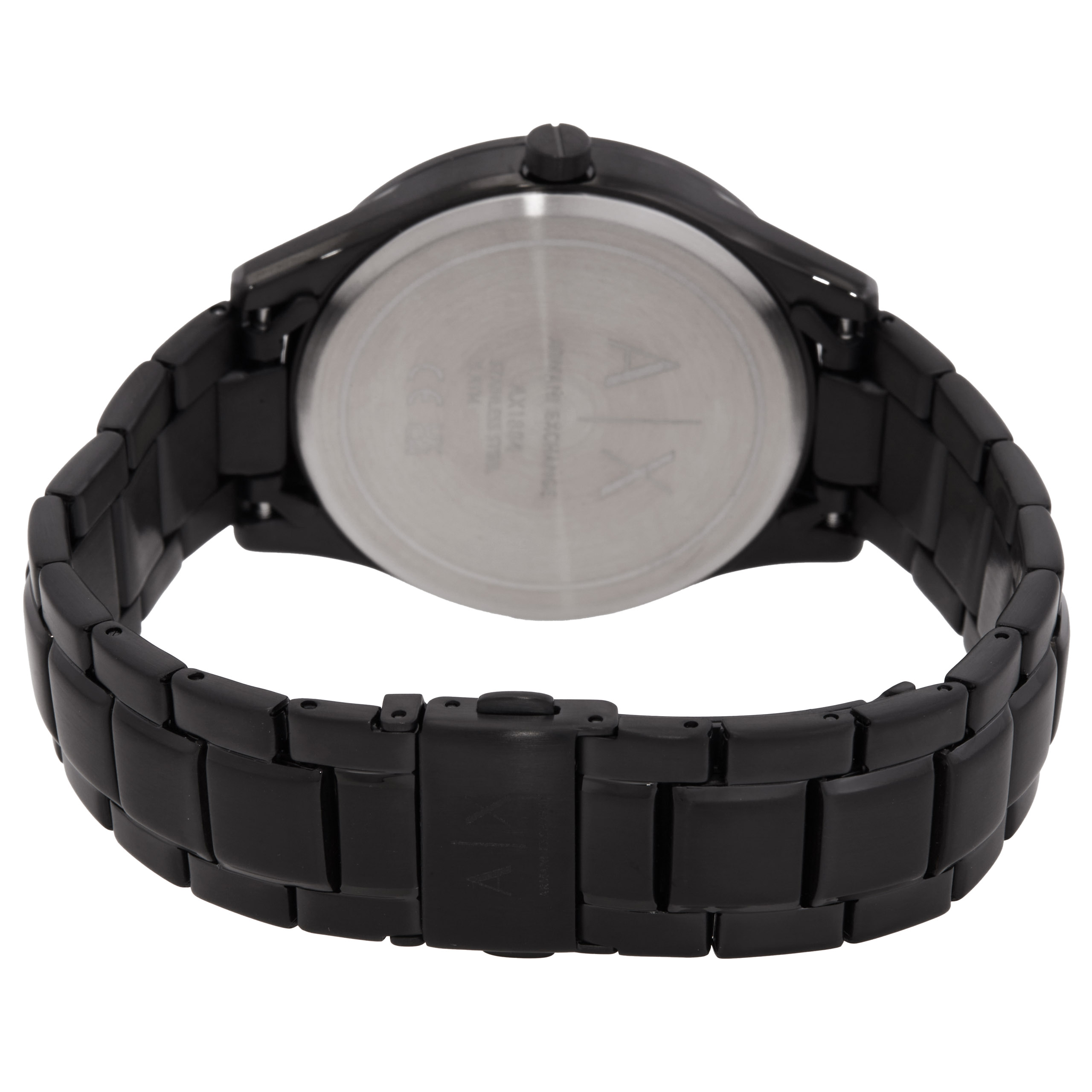 armani exchange quartz black dial men's watch and chain necklace set ax7160set armani exchange quartz black dial men's watch and chain necklace set ax7160set