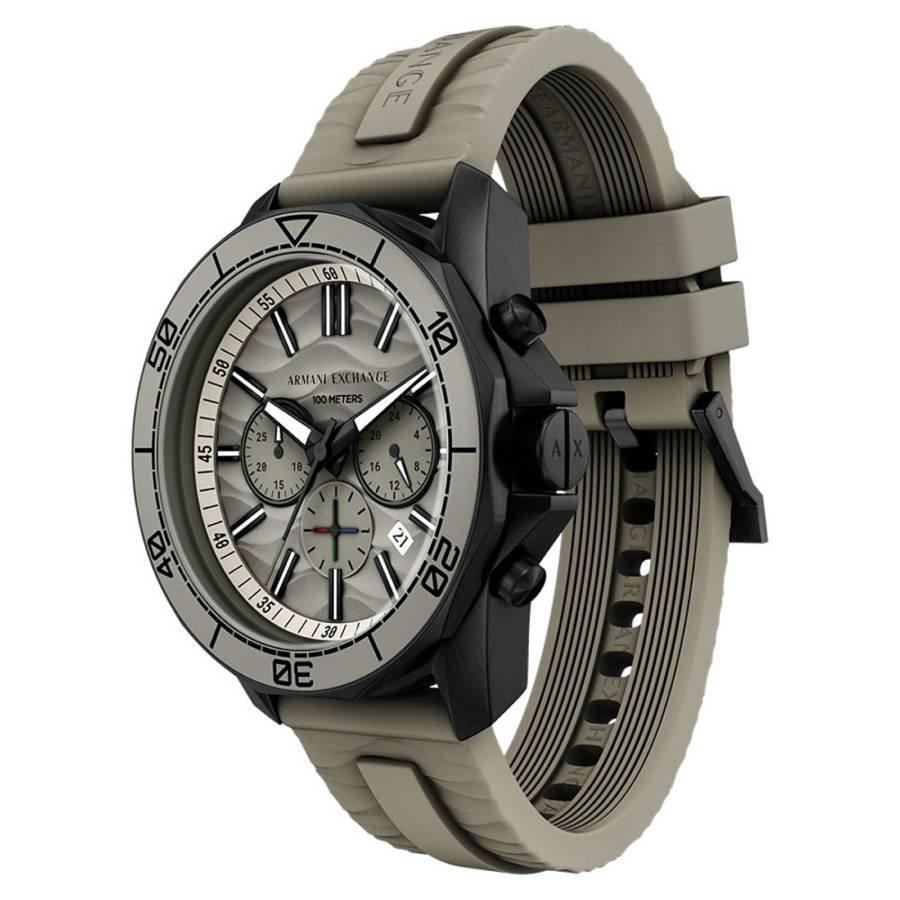 armani exchange spencer chronograph quartz grey dial men's watch ax1971 armani exchange spencer chronograph quartz grey dial men's watch ax1971