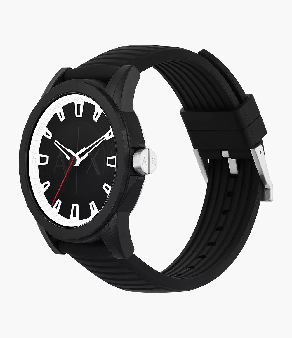 armani exchange three hand quartz black dial men's watch ax2520 armani exchange three hand quartz black dial men's watch ax2520