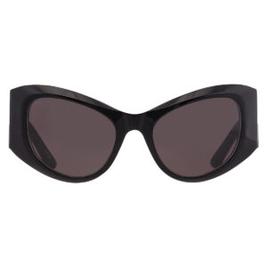balenciaga grey browline ladies sunglasses bb0393s 001 57
