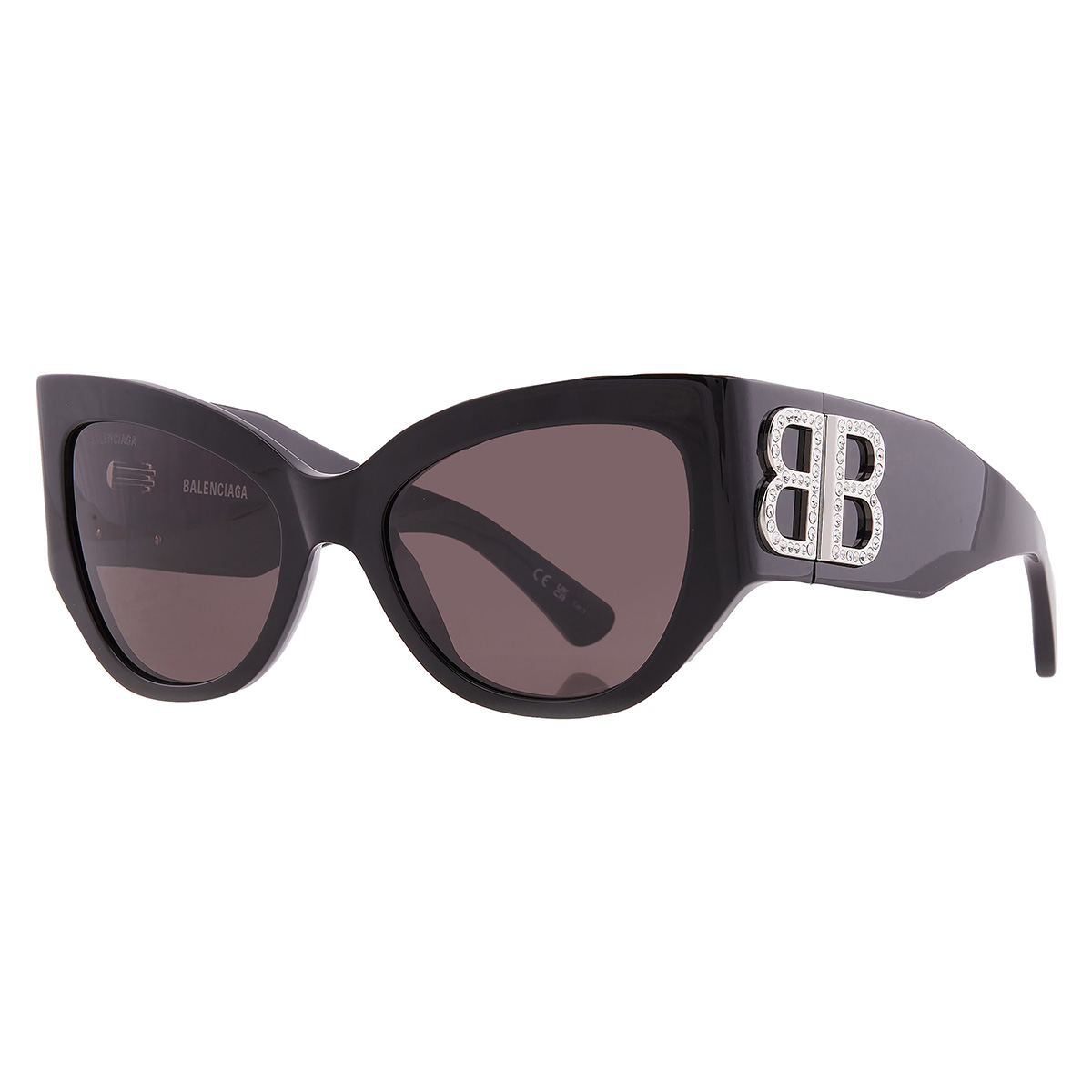 balenciaga grey butterfly ladies sunglasses bb0322s 007 55 balenciaga grey butterfly ladies sunglasses bb0322s 007 55