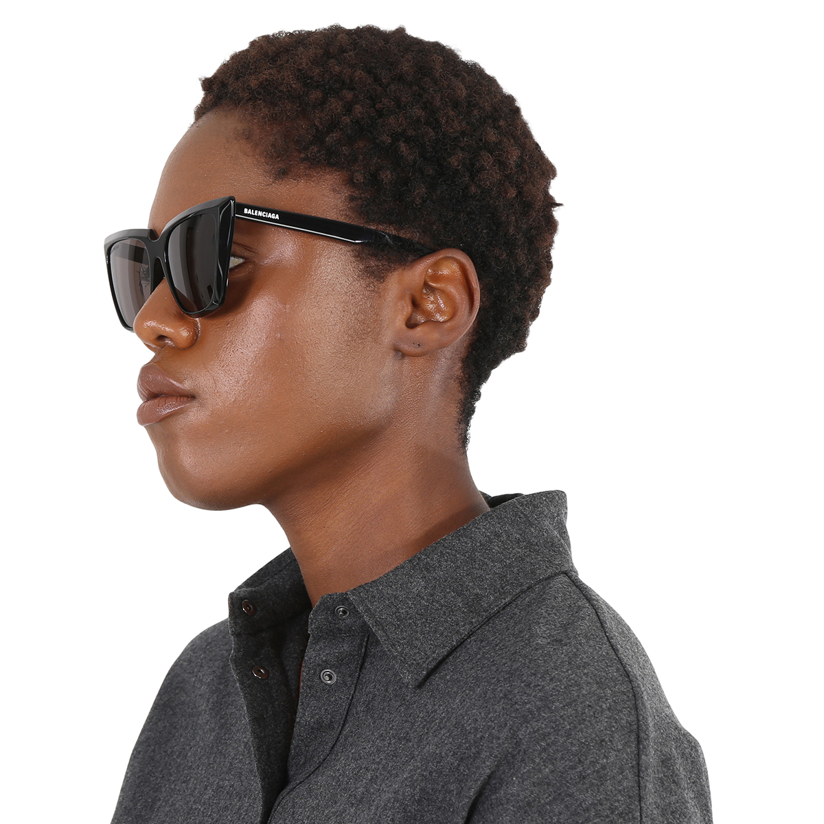balenciaga grey cat eye ladies sunglasses bb0046s 001 55 balenciaga grey cat eye ladies sunglasses bb0046s 001 55