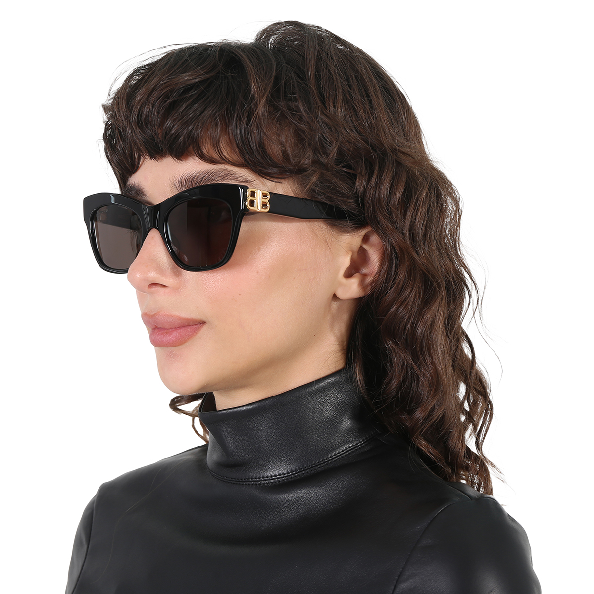 balenciaga grey cat eye ladies sunglasses bb0132s 001 53 balenciaga grey cat eye ladies sunglasses bb0132s 001 53