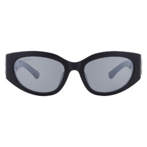 balenciaga grey cat eye ladies sunglasses bb0324sk 007 55