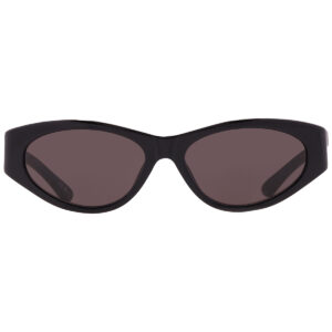 balenciaga grey oval ladies sunglasses bb0367s 001 60