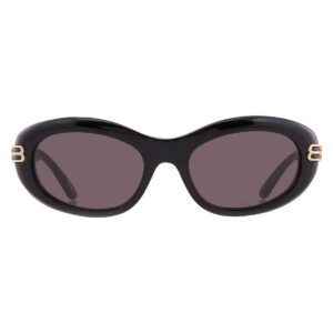 balenciaga grey oval ladies sunglasses bb0431s 001 57