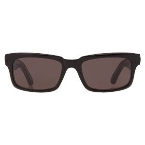 balenciaga grey rectangular men's sunglasses bb0345s 001 55