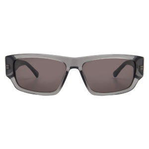 balenciaga grey rectangular men's sunglasses bb0366s 004 58