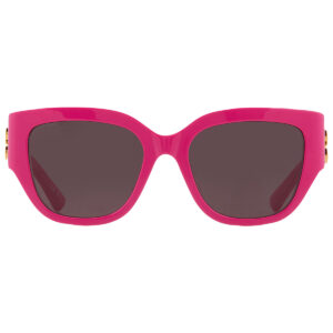 balenciaga grey square ladies sunglasses bb0323sk 005 55