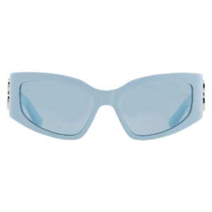 balenciaga light blue cat eye ladies sunglasses bb0321s 014 57