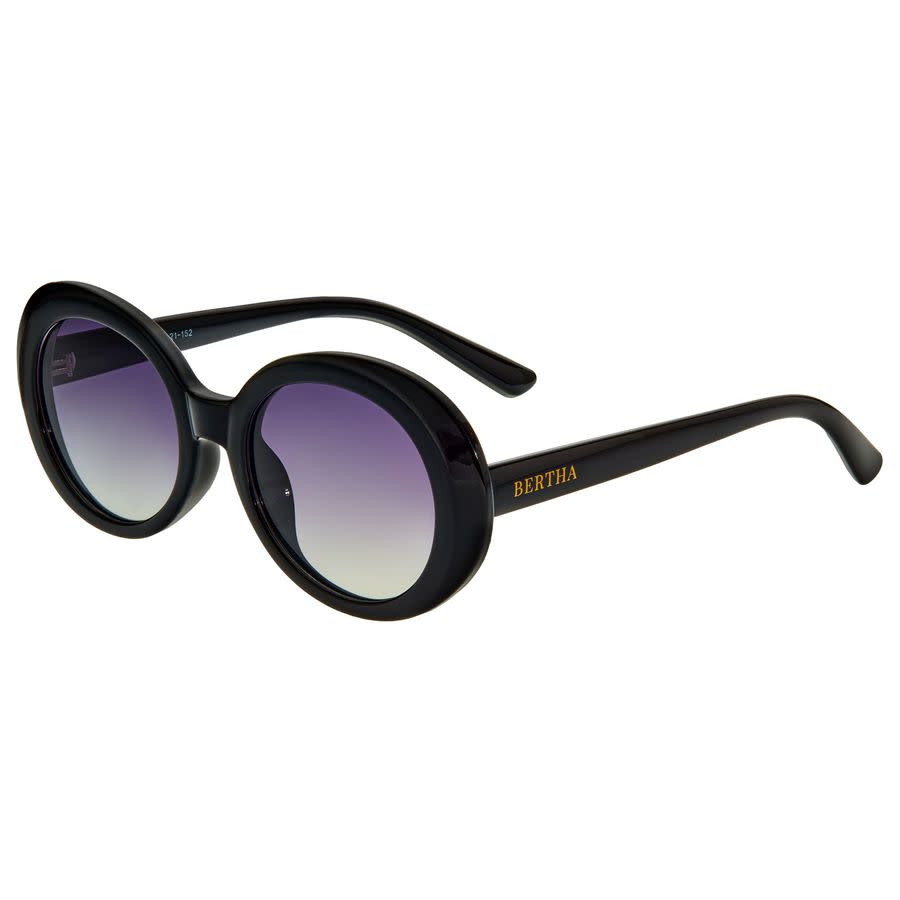 bertha ladies black oval sunglasses brsbr054c1 bertha ladies black oval sunglasses brsbr054c1