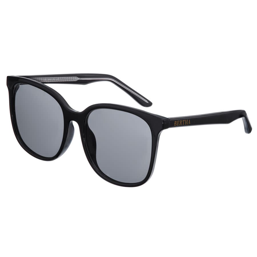 bertha ladies black round sunglasses brsbr050c1 bertha ladies black round sunglasses brsbr050c1