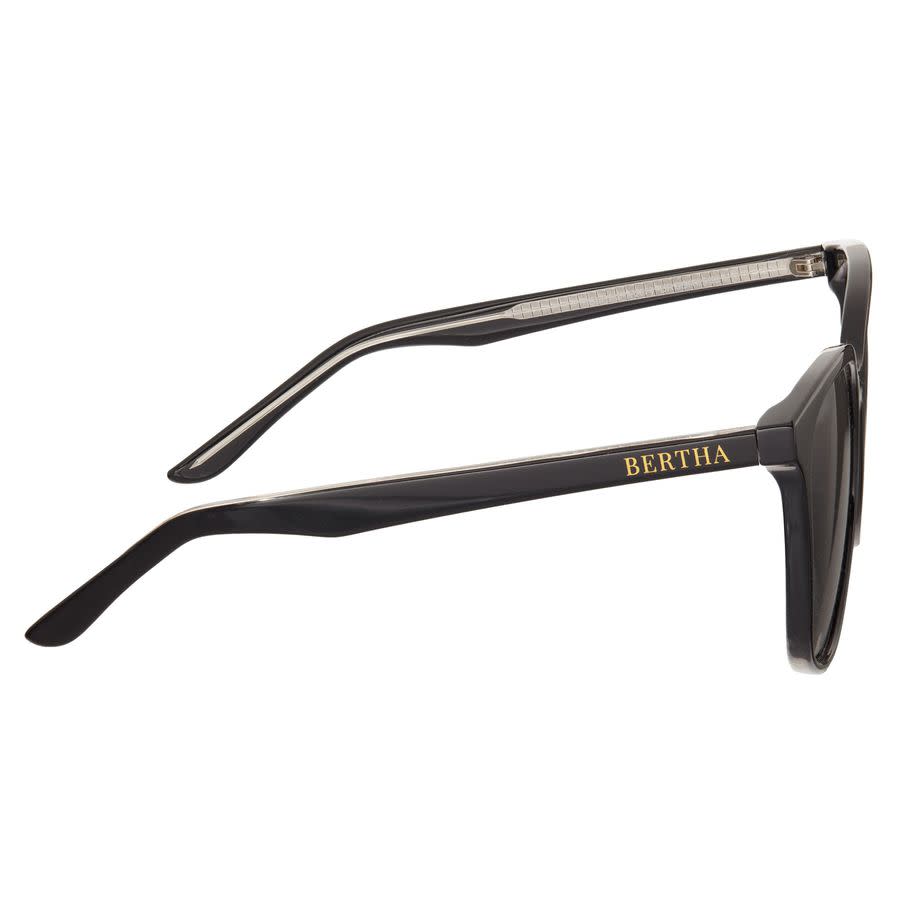 bertha ladies black round sunglasses brsbr050c1 bertha ladies black round sunglasses brsbr050c1