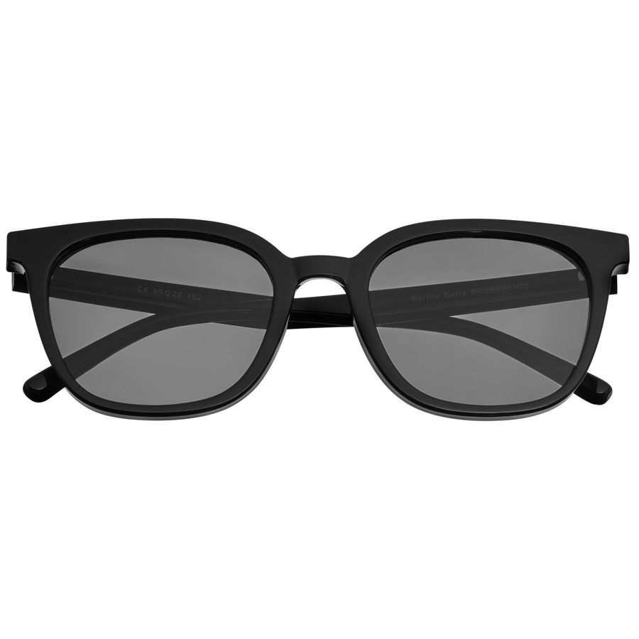 bertha ladies black round sunglasses brsbr051c1 bertha ladies black round sunglasses brsbr051c1
