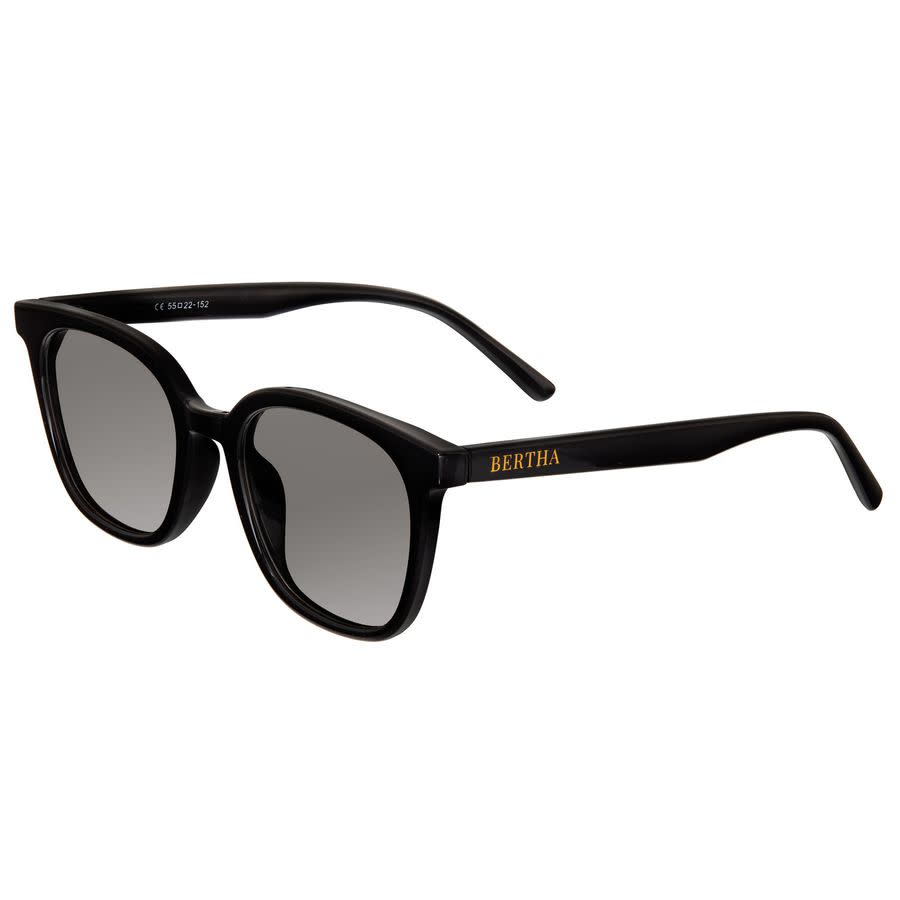 bertha ladies black round sunglasses brsbr051c1 bertha ladies black round sunglasses brsbr051c1