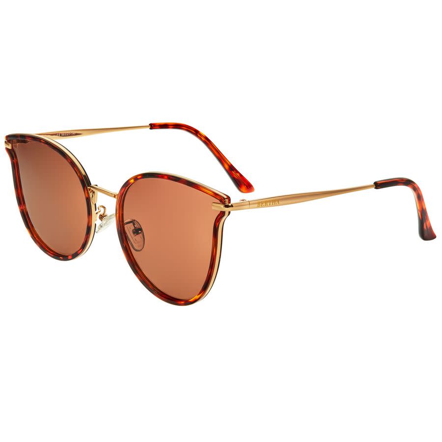 bertha ladies gold tone cat eye sunglasses brsbr056c3 bertha ladies gold tone cat eye sunglasses brsbr056c3