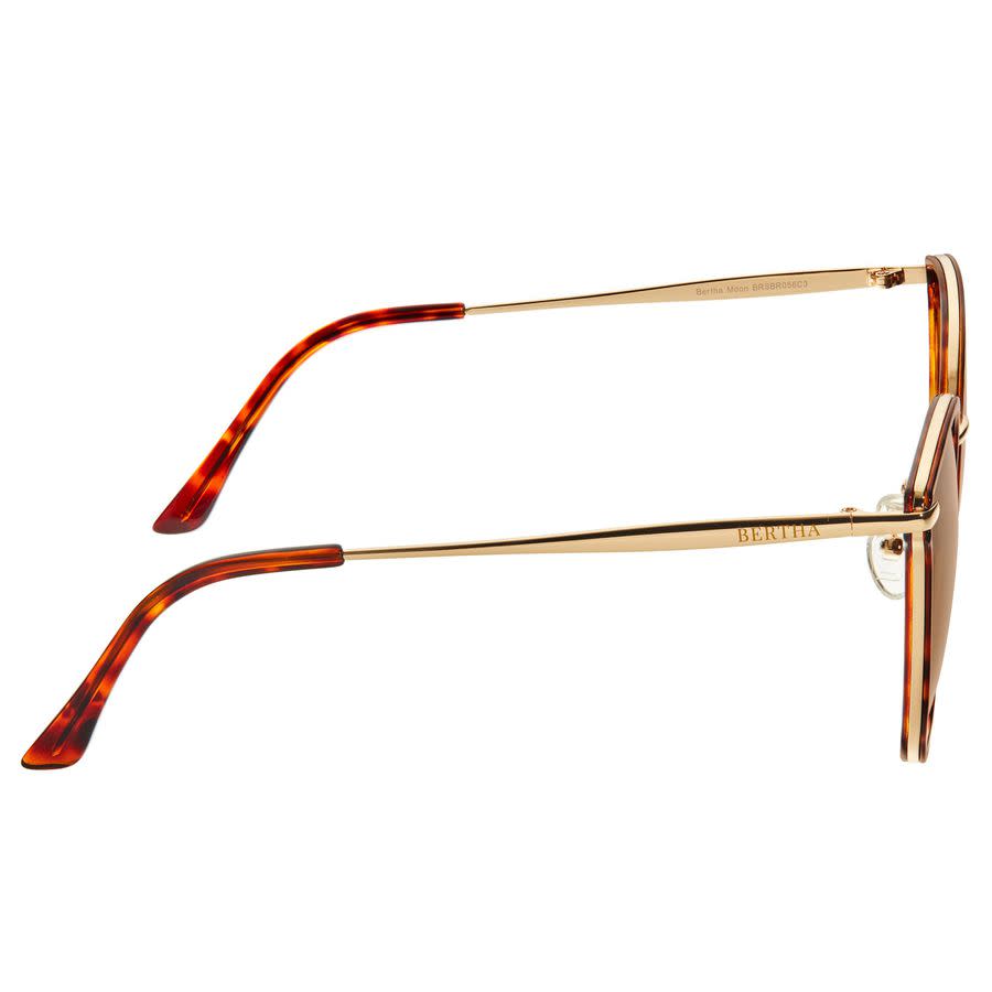 bertha ladies gold tone cat eye sunglasses brsbr056c3 bertha ladies gold tone cat eye sunglasses brsbr056c3
