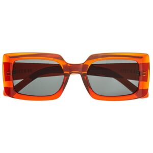 bertha ladies orange rectangular sunglasses brsbr053c5