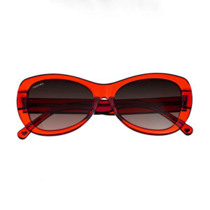Home bertha ladies orange square sunglasses brsit101 1