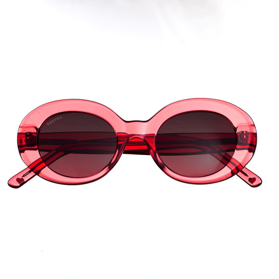 bertha ladies red oval sunglasses brsit102 3 bertha ladies red oval sunglasses brsit102 3