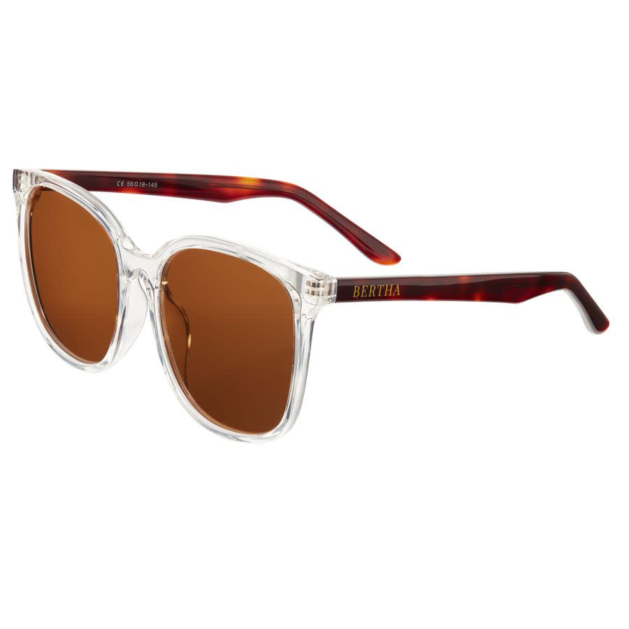bertha ladies transparent round sunglasses brsbr050c5 bertha ladies transparent round sunglasses brsbr050c5