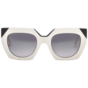 Home bertha ladies white cat eye sunglasses brsit105 3