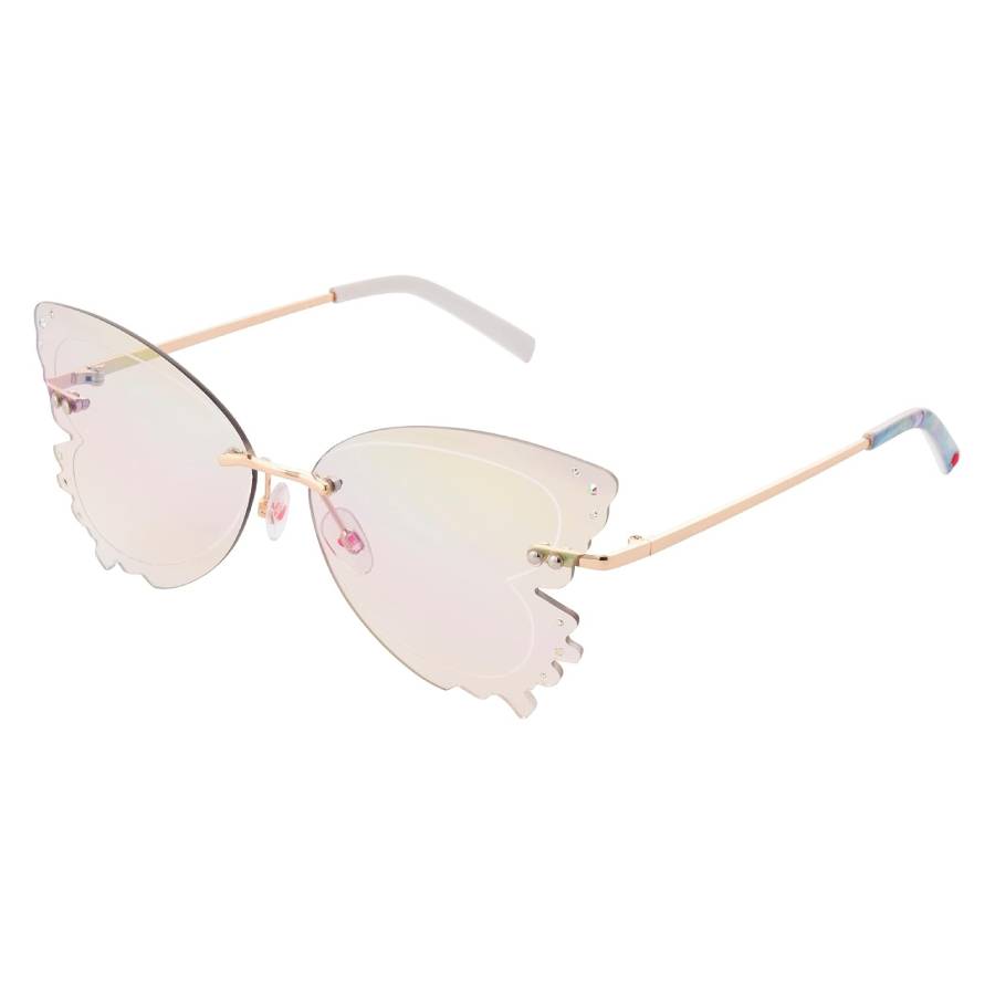 betsey johnson clear butterfly ladies sunglasses 10266353.cgr gldclr betsey johnson clear butterfly ladies sunglasses 10266353.cgr gldclr