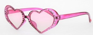 betsey johnson pink irregular ladies sunglasses 10267767.cgr pnkpnk