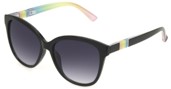betsey johnson smoke cat eye ladies sunglasses 10263555.cgr blksmk