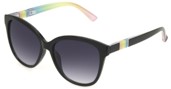 betsey johnson smoke cat eye ladies sunglasses 10263556.cgr blksmk
