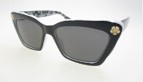 betsey johnson smoke cat eye ladies sunglasses 10266004.cgr bawsmk