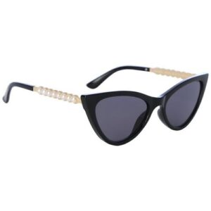 betsey johnson smoke cat eye ladies sunglasses 10267559.lts blksmk