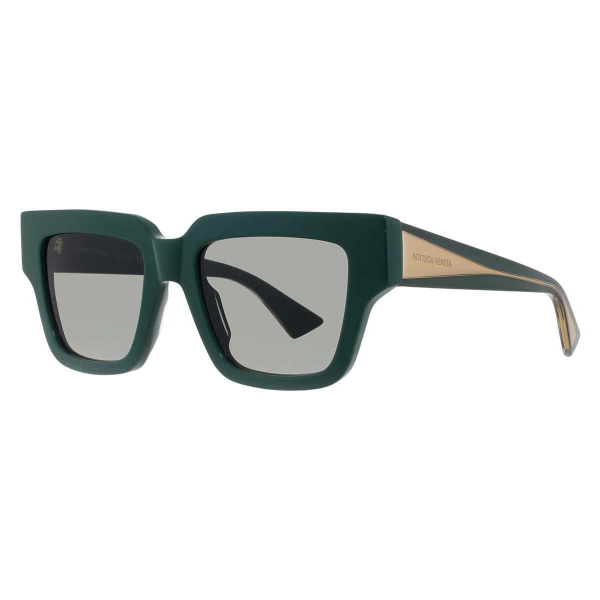 bottega veneta green square ladies sunglasses bv1276s 003 52 bottega veneta green square ladies sunglasses bv1276s 003 52