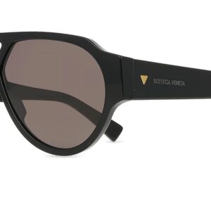 bottega veneta grey pilot men's sunglasses bv1318s 001 59