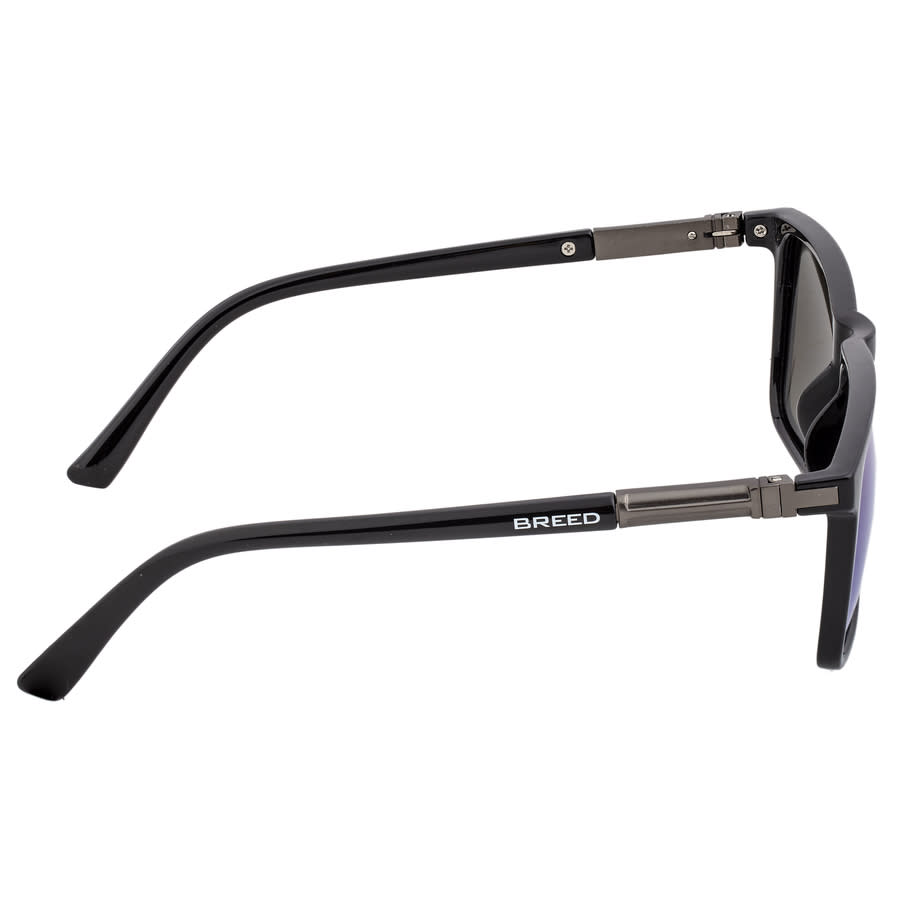 breed caelum mirror coating square men's sunglasses bsg063bl breed caelum mirror coating square men's sunglasses bsg063bl